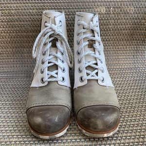 Sorel Wedge SeaSalt/Sel De Mer SZ 10